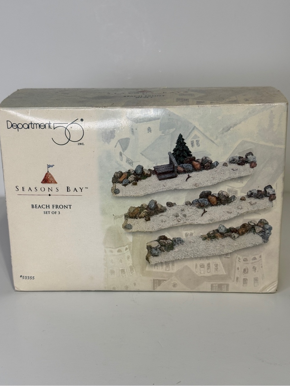 Dept 56 Seasons Bay Beach Front 3 Pieces 53355